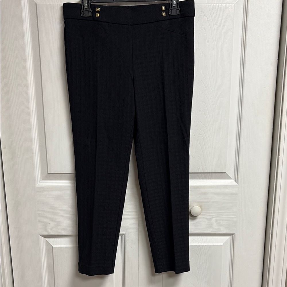 Rafaella Charcoal Textured Pants
